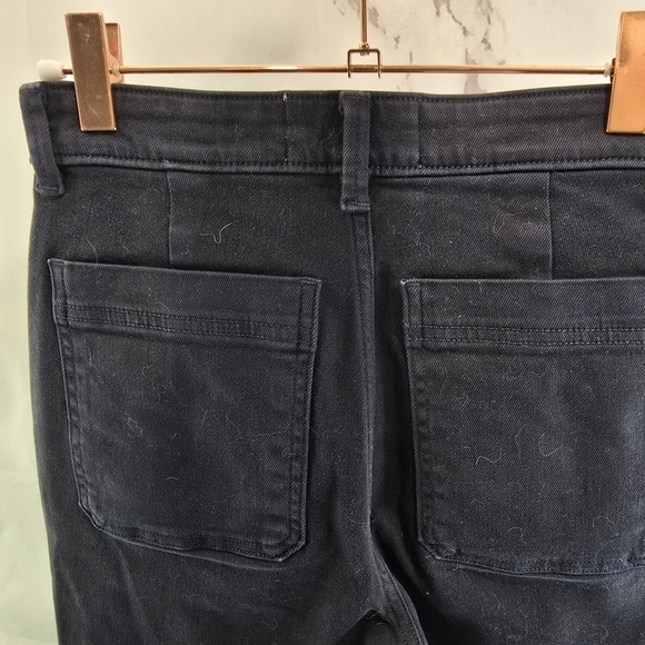 Everlane Pant The Slim Leg Crop Navy Blue High Rise Stretch Ankle NEW - Picture 6 of 11